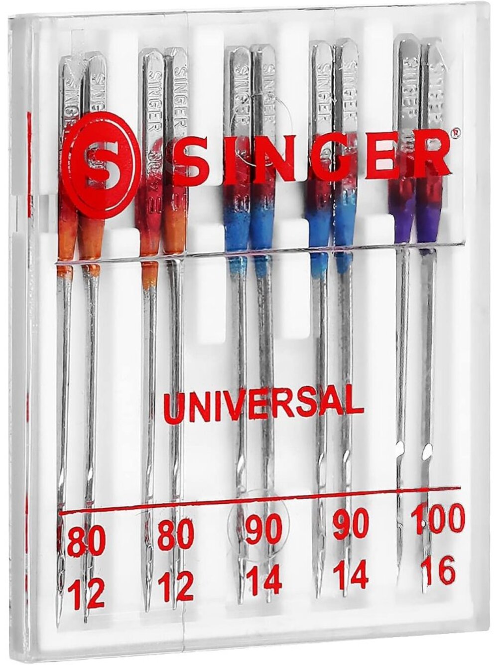 Universal Regular Point Machine Needles, Assorted Sizes, 20 Count - Picture 5 of 8